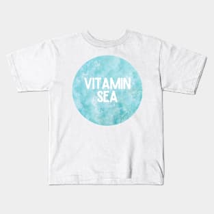 Vitamin Sea Crystal Blue Tropical Sea Design Kids T-Shirt